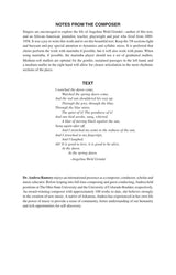 Ramsey: At the Spring Dawn