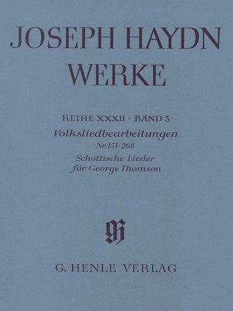 Haydn: Arrangements of Folk Songs Nos. 151-268 Scottish Songs for George Thomson