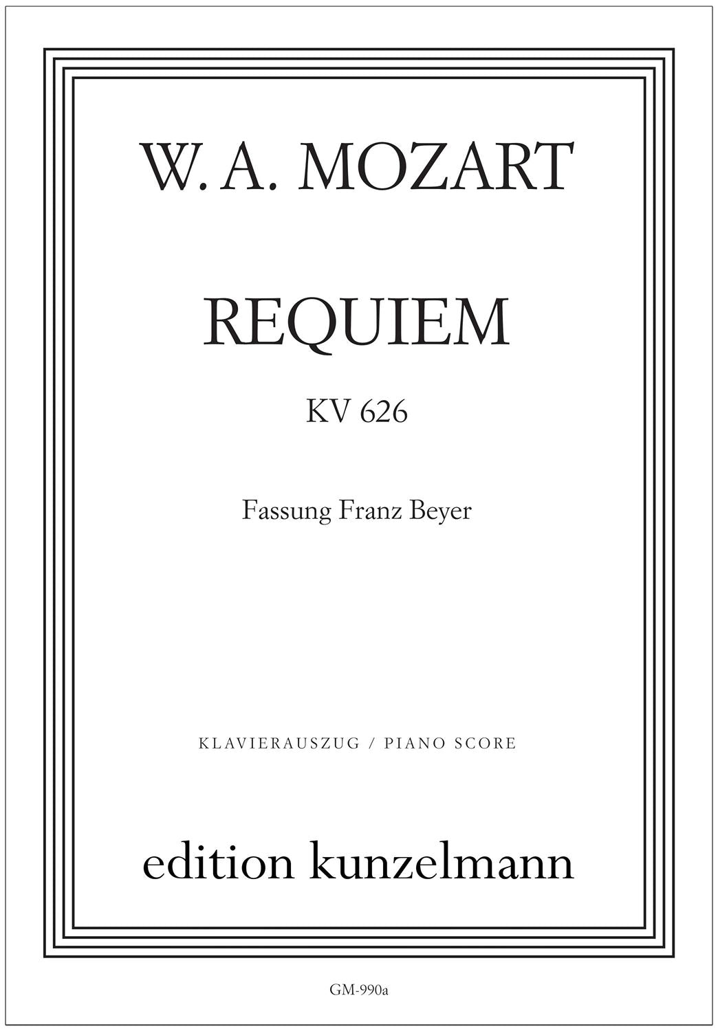 Mozart: Requiem, K. 626 – Ficks Music