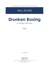Rowe: Drunken Boxing