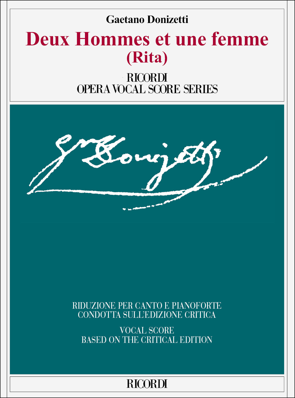 Donizetti: Rita