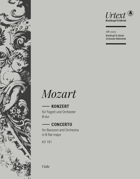 Mozart: Bassoon Concerto in B-flat Major, K. 191 (186e)
