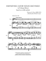 Price: Fantasy No. 2 in F-sharp Minor
