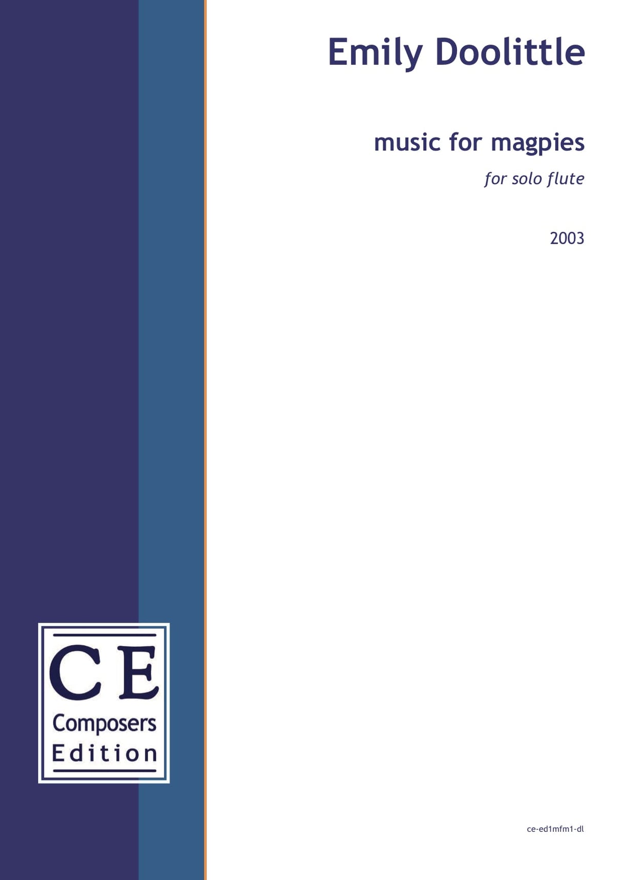 Doolittle: Music for Magpies (Version for Flute)