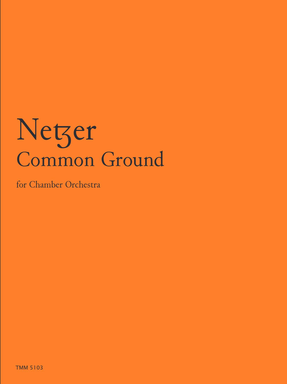 Netzer: Common Ground