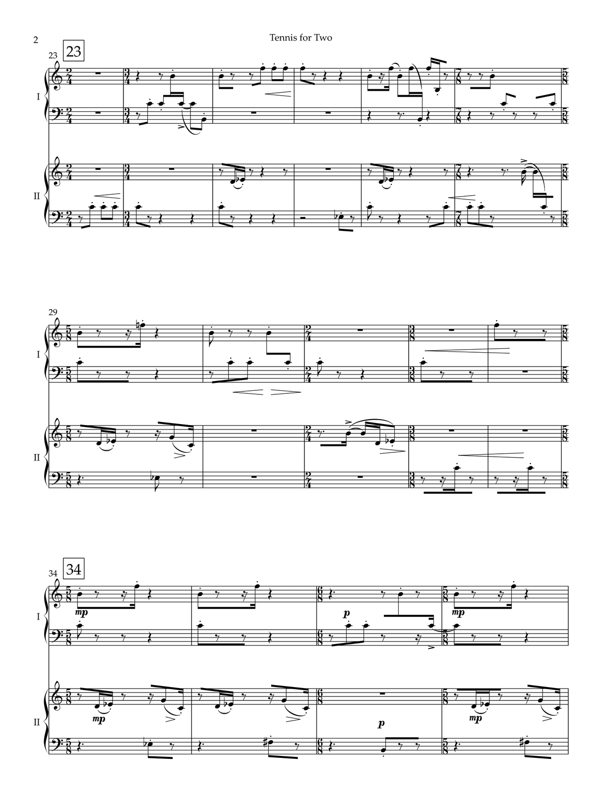 Browne: Tennis for Two