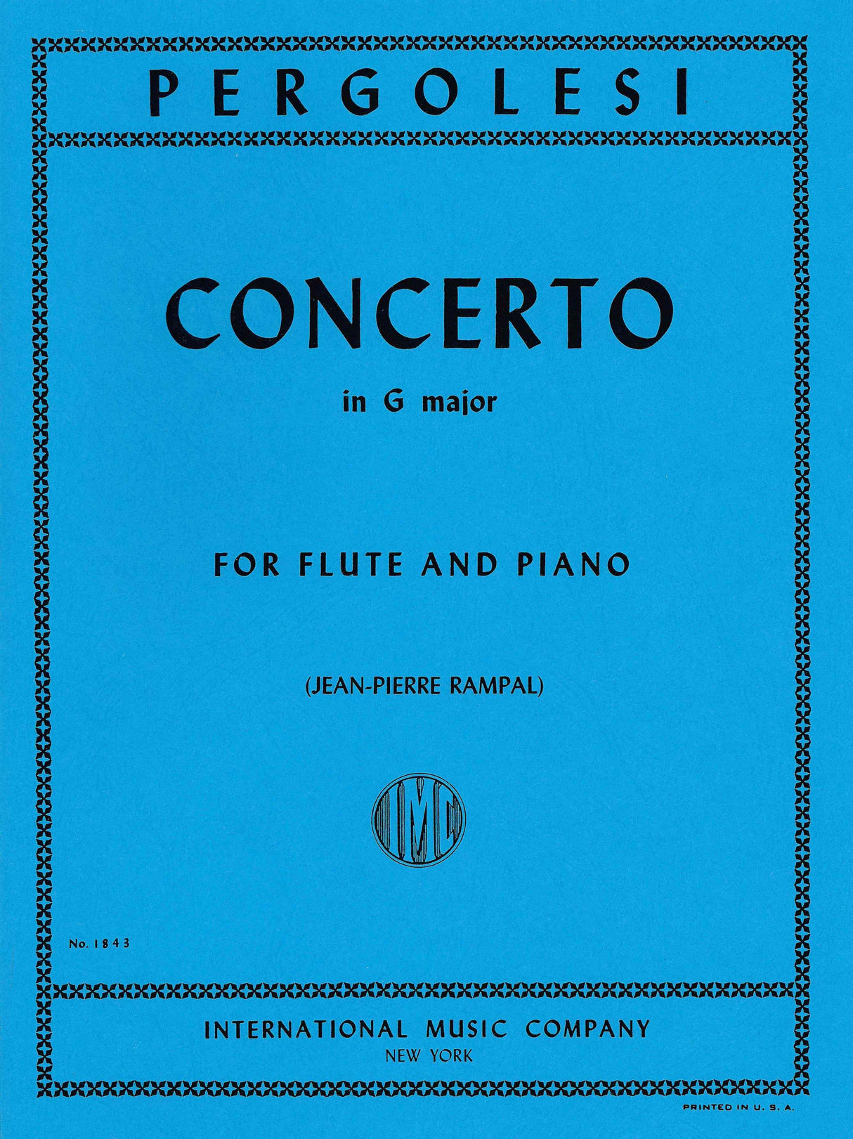 Pergolesi: Flute Concerto in G Major