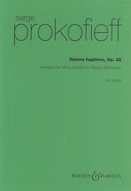 Prokofiev: Visions fugitives, Op. 22 (arr. for string quartet)