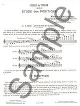 Hauchard: Methodical Study of Positions for Violin - Volume 1 (3rd Position)