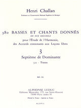 Challan: Basses et Chants Donnés - 3a (Septiéme de dominante)