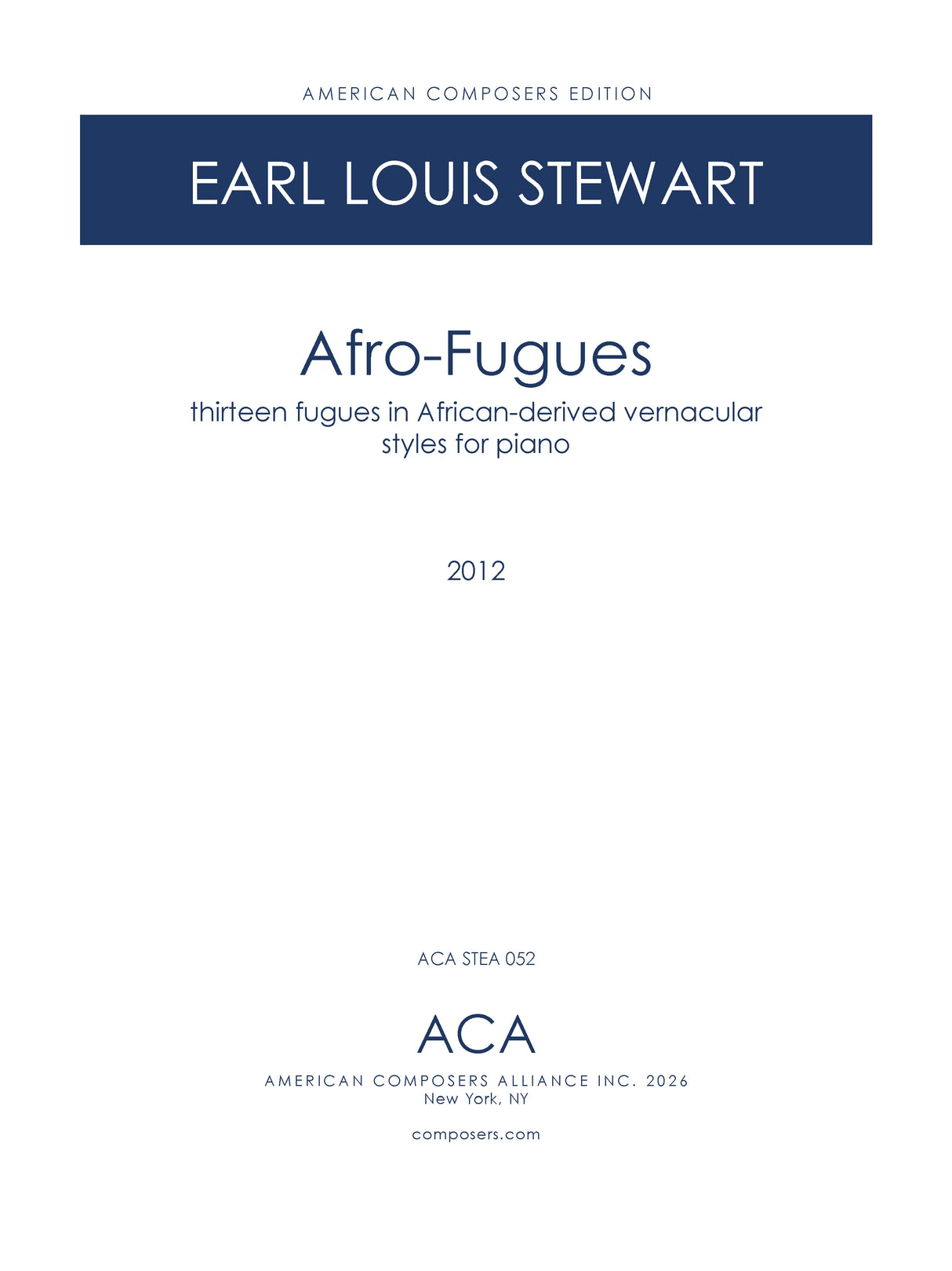 Stewart: Afro-Fugues