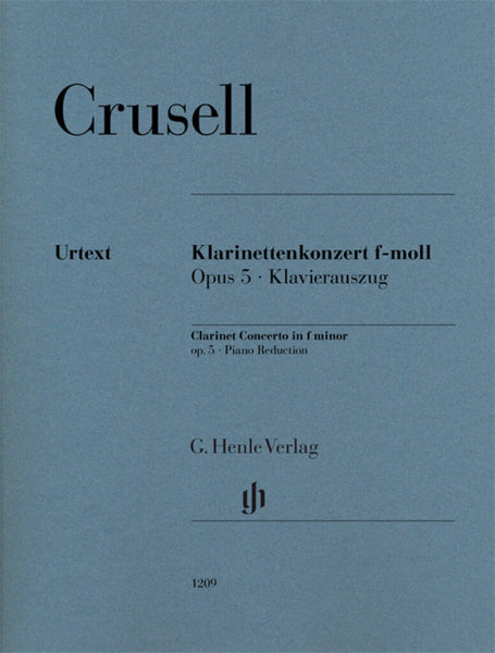 Crusell: Clarinet Concerto in F Minor, Op. 5 – Ficks Music