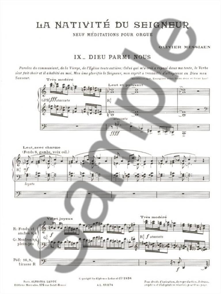 Messiaen: La Nativité du Seigneur - Volume 4