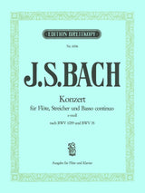 Bach: Flute Concerto in E Minor