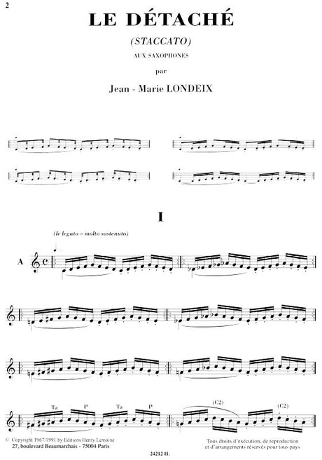 Londeix: Le détaché