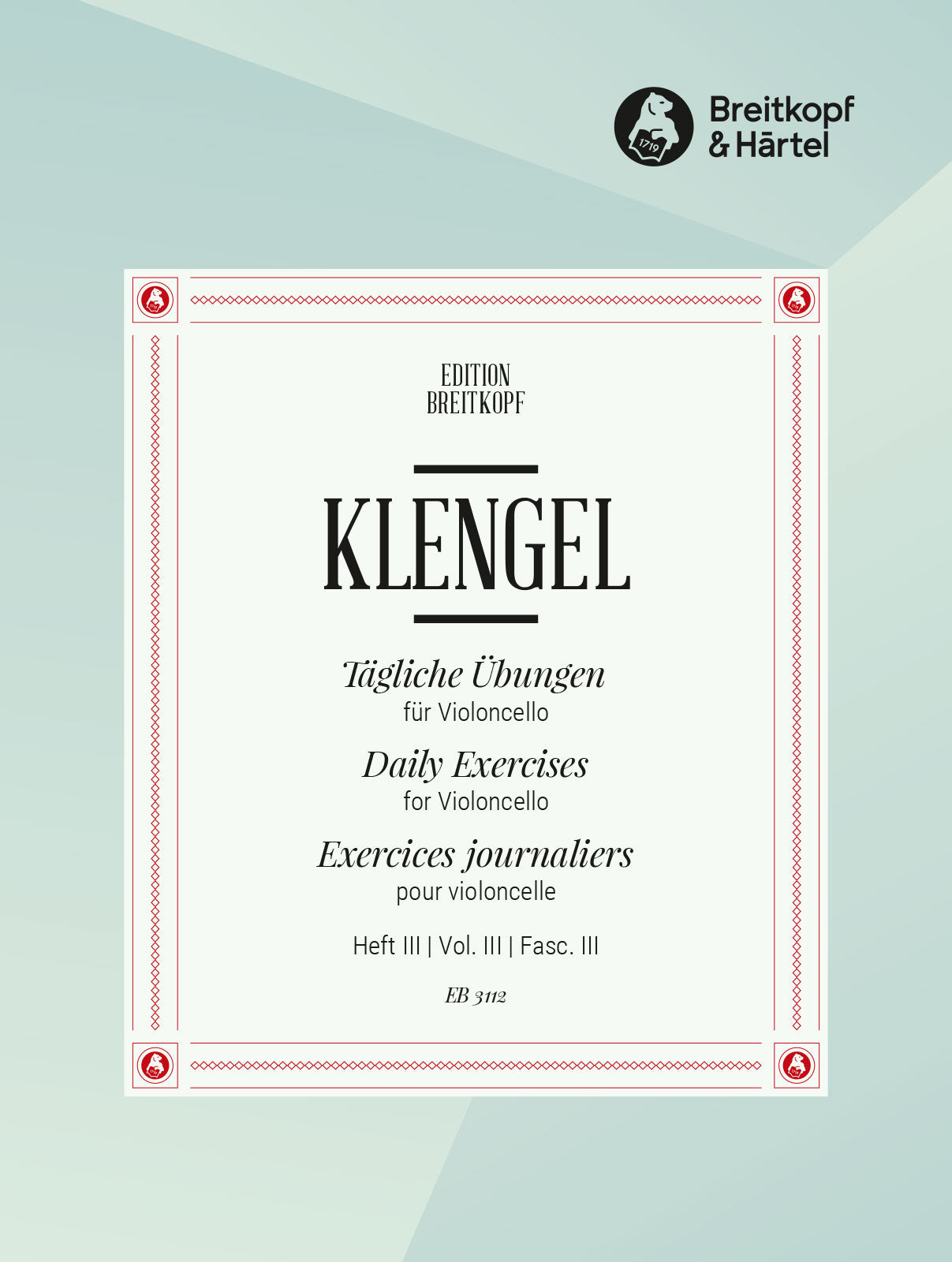 Klengel: Daily Exercises - Volume 3 (Exercises in Thumb Positions)