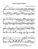 D. Richardson: Piano Variations - Book 3