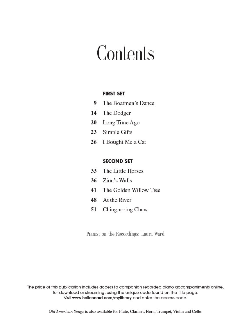 Copland: Old American Songs (arr. for trombone & piano)
