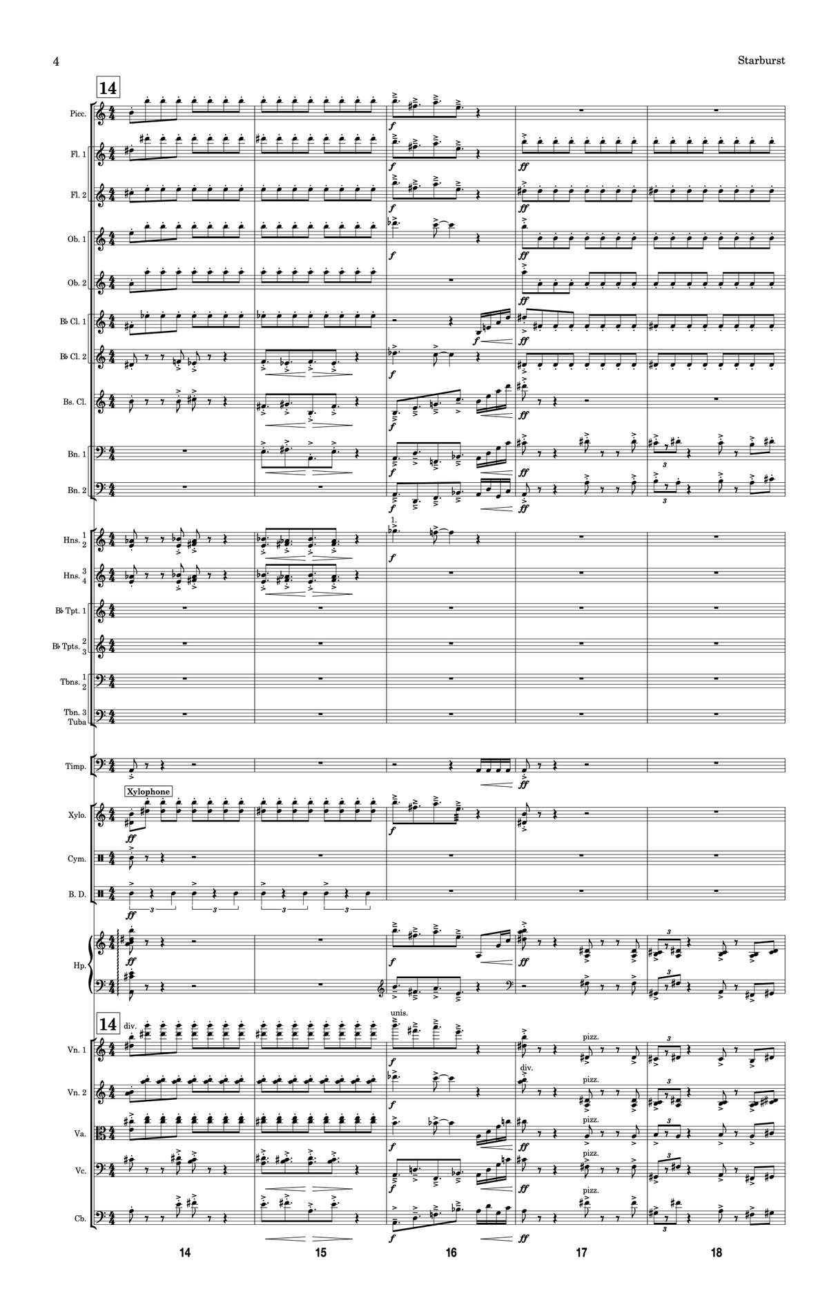 Montgomery: Starburst (arr. for orchestra)