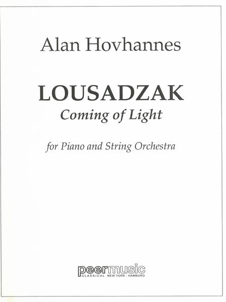 Hovhaness: Lousadzak