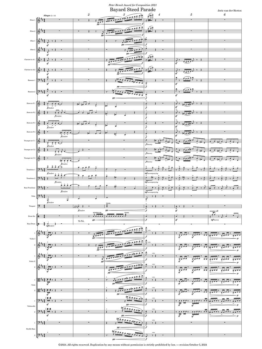 Van der Herten: Bayard Steed Parade