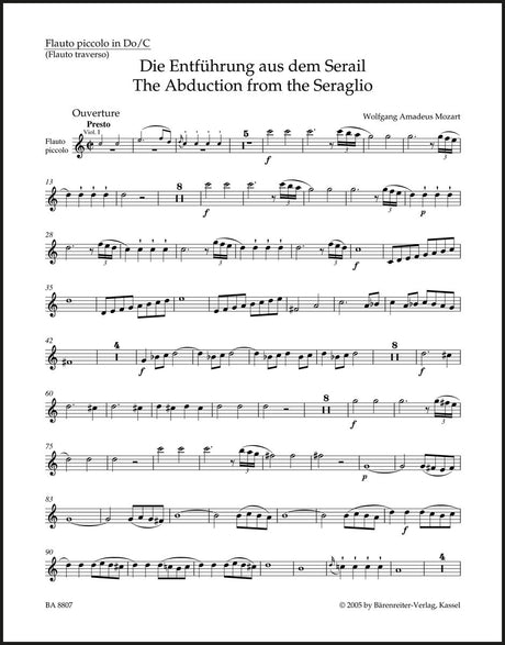 Mozart: Overture to The Abduction from the Seraglio, K. 384