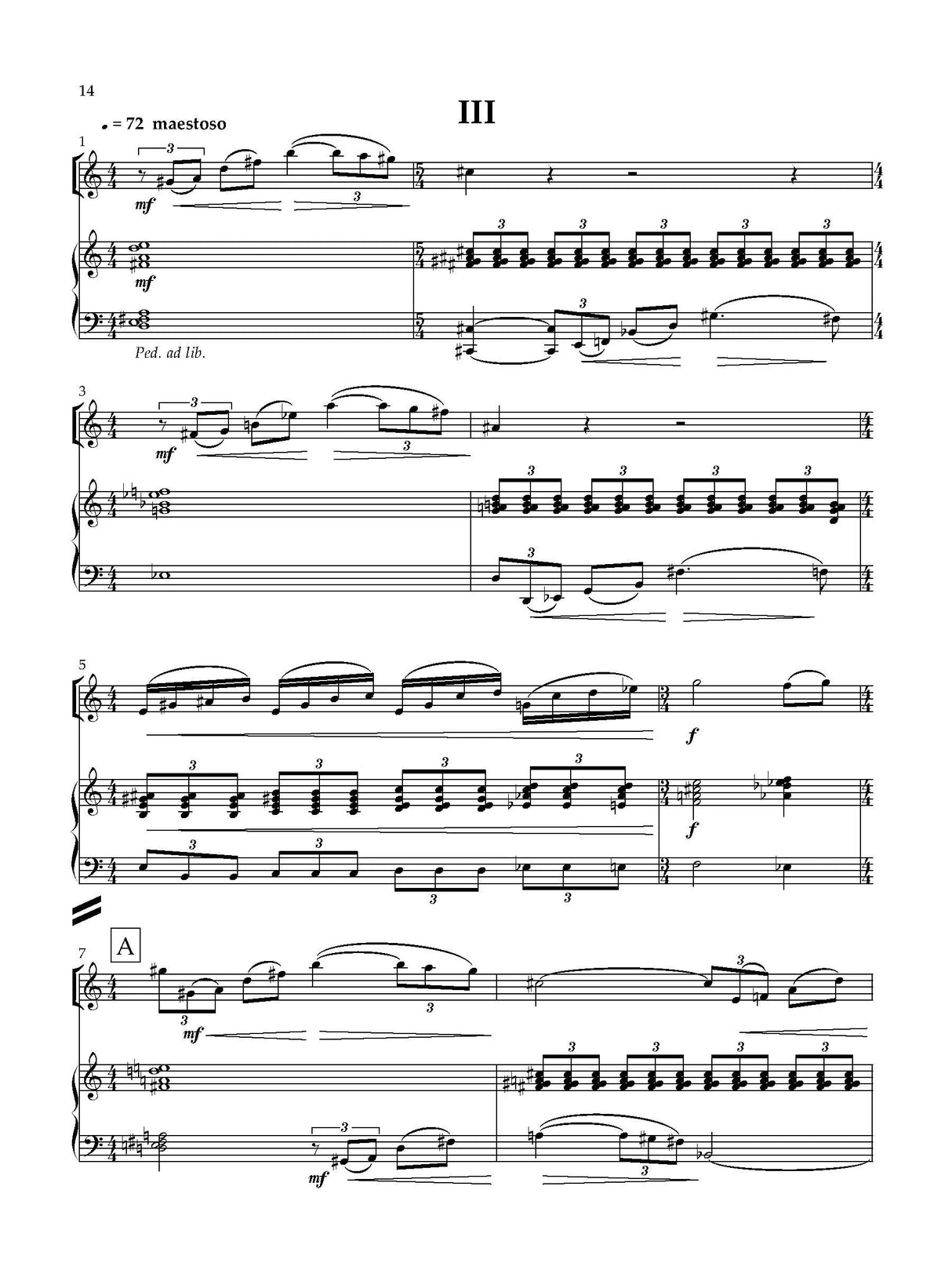 D. Richardson: Soprano Saxophone Sonata No. 2