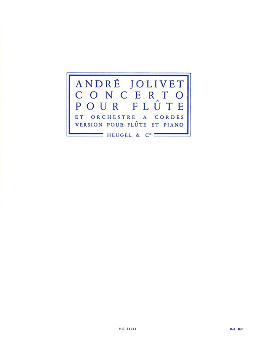 Jolivet: Flute Concerto – Ficks Music