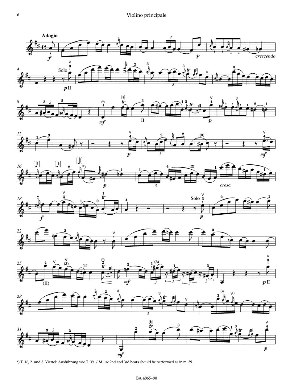 Mozart: Violin Concerto No. 3 in G Major, K. 216 – Ficks Music