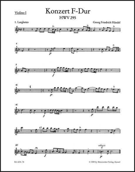 Handel: Organ Concerto No. 13 in F Major, HWV 295