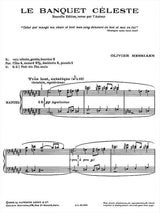 Messiaen: Le Banquet Céleste