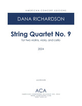 D. Richardson: String Quartet No. 9