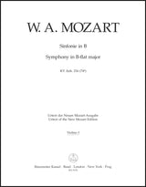 Mozart: Symphony in B-flat Major, K. Anh. 216 (74g)