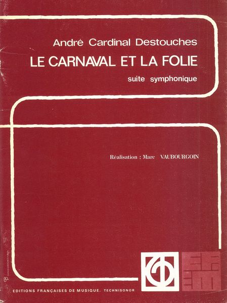 Destouches: Suite from Le Carnaval et la folie