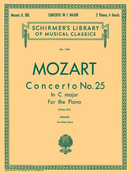 Mozart: Concerto No. 25 in C Major, K. 503