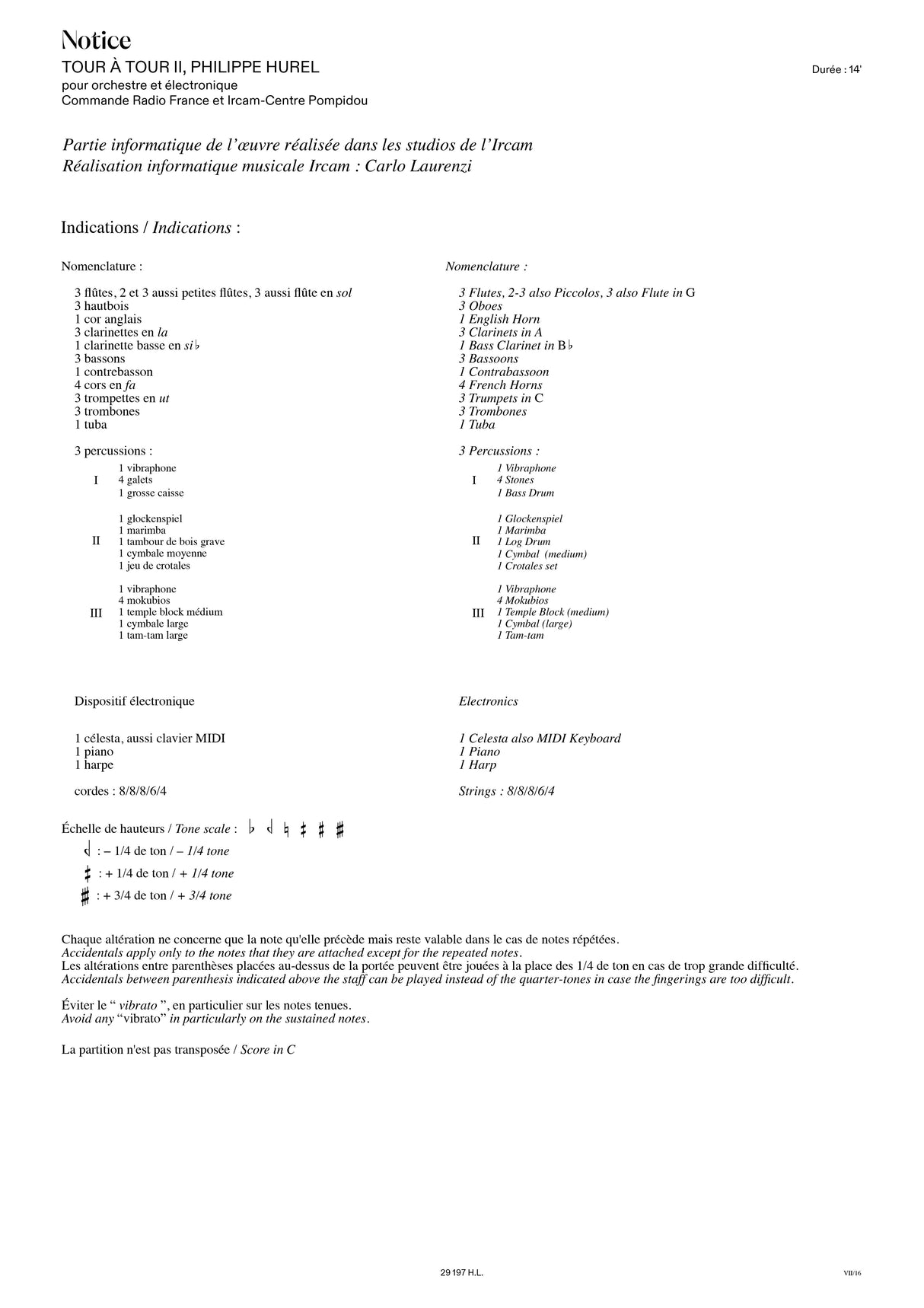 Hurel: Tour à Tour II