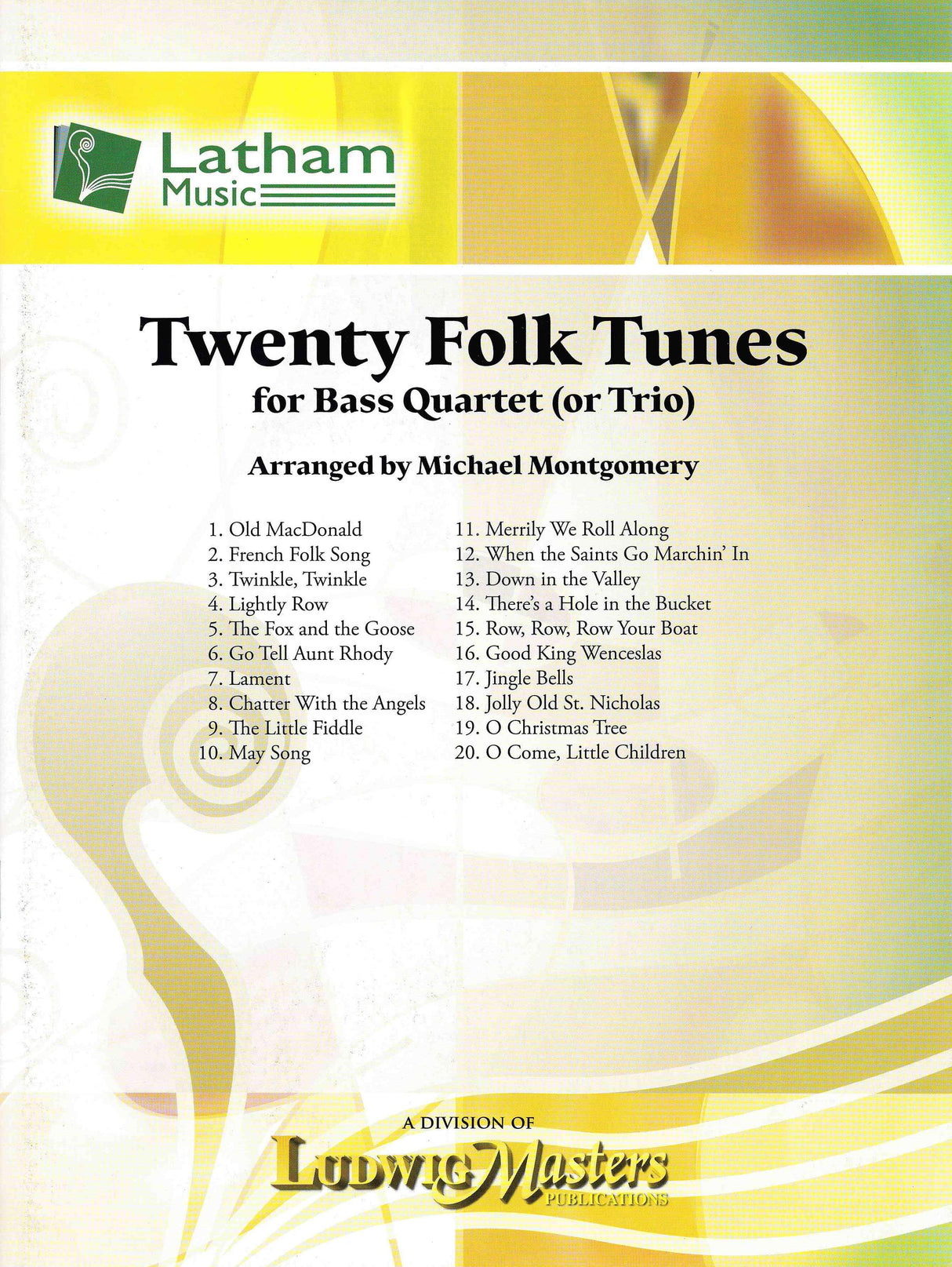20 Folk Tunes for Double Bass Quartet (or Trio)