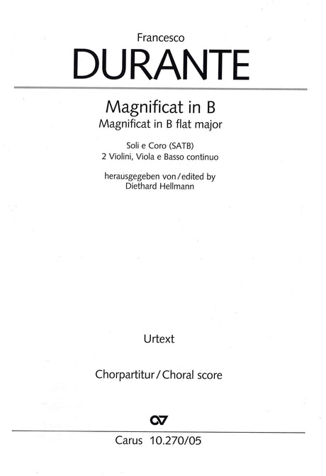 Durante: Magnificat in B-flat Major