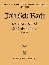 Bach: Ich habe genug, BWV 82 (version for Bass)