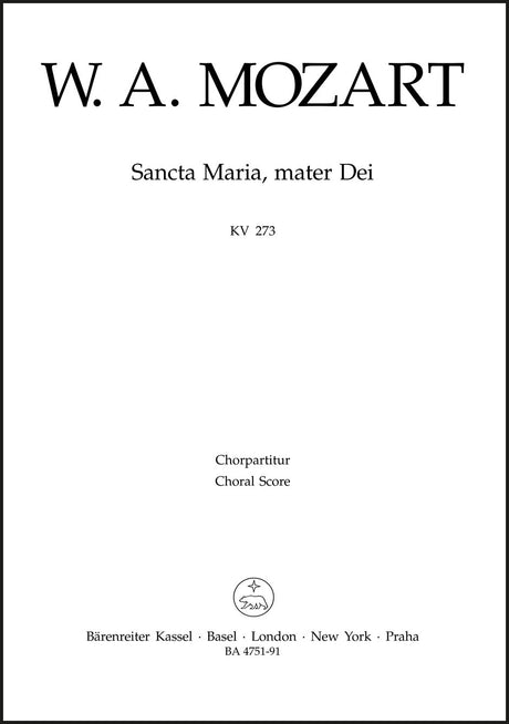Mozart: Sancta Maria, mater Dei, K. 273