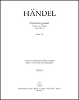 Handel: Concerto grosso in F Major, HWV 315, Op. 3, No. 4