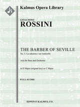 Rossini: La calunnia from The Barber of Seville, Act I