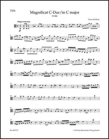 Schubert: Magnificat in C Major, D 486