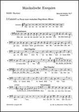 Schütz: Musikalische Exequien, SWV 279–281, Op. 7
