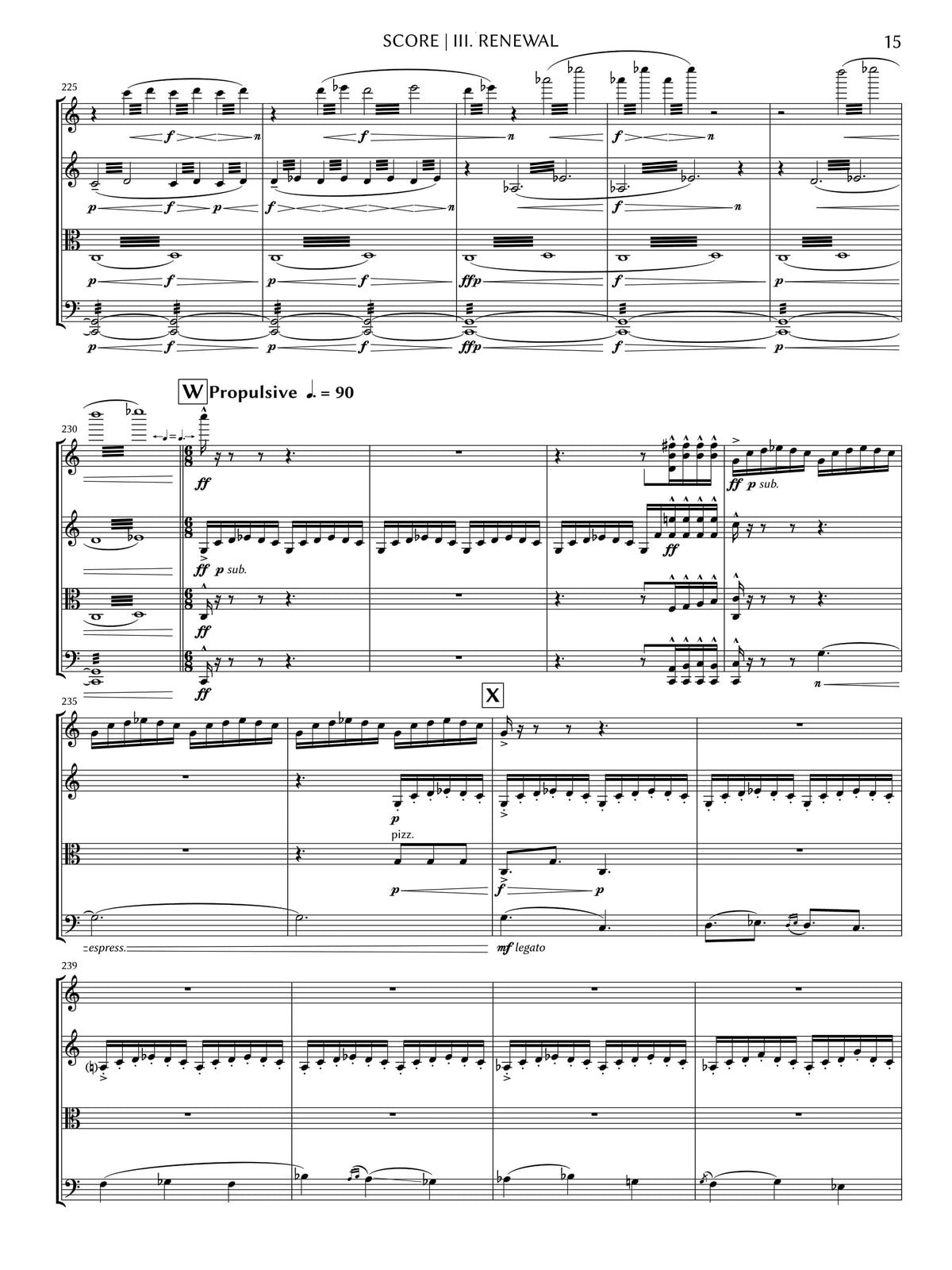 Stafylakis: String Quartet No. 4 ("Aftermath")