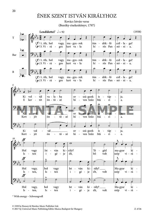 Kodály: Choral Works
