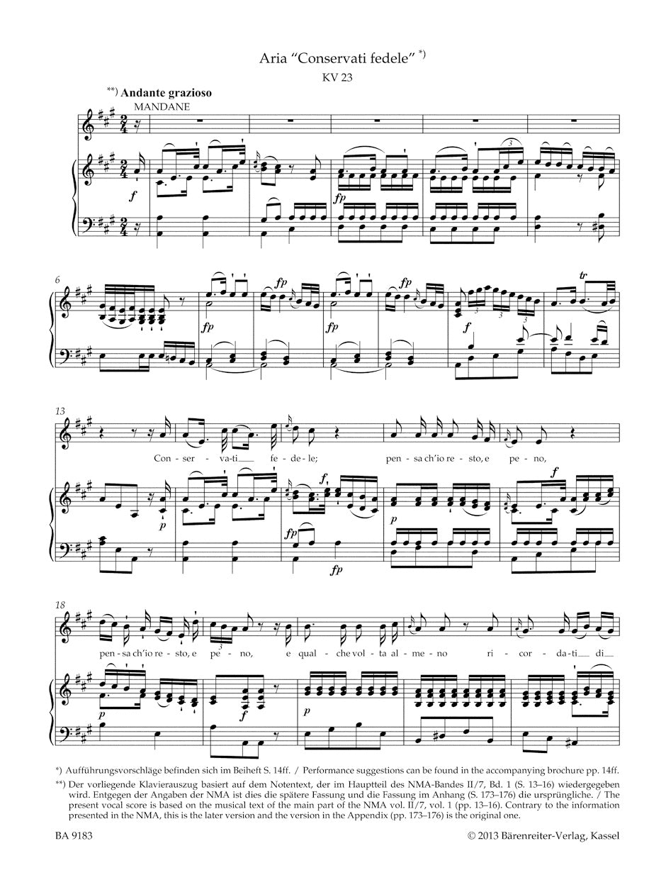 Mozart: Concert Arias for Low Soprano and Contralto – Ficks Music