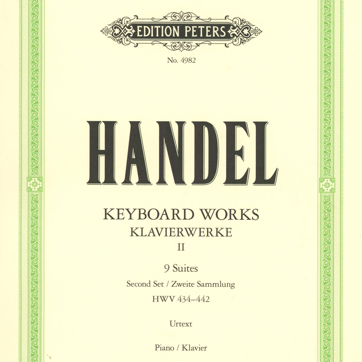 Handel: Keyboard Works - Volume 2 (HWV 434-442) – Ficks Music