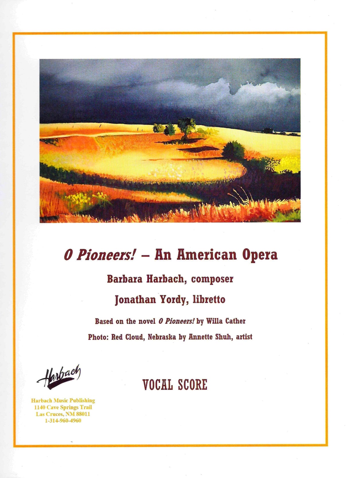 Harbach: O Pioneers!