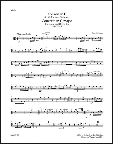 Haydn: Violin Concerto in C Major, Hob. VIIa:1